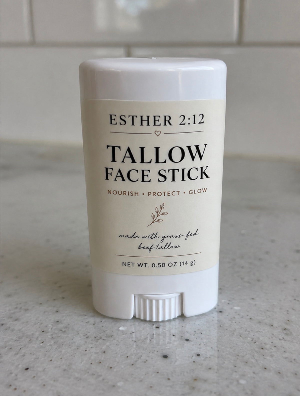 Grass Fed Beef Tallow Face Stick | Moisturizing Skin Balm – ESTHER 2:12