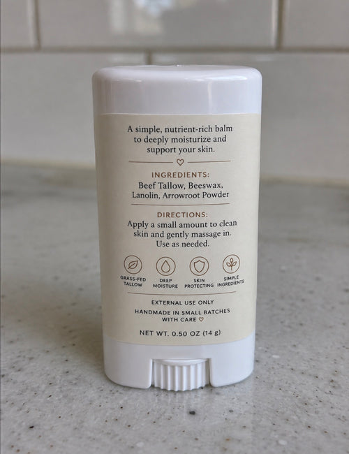 Grass Fed Beef Tallow Face Stick | Moisturizing Skin Balm – ESTHER 2:12